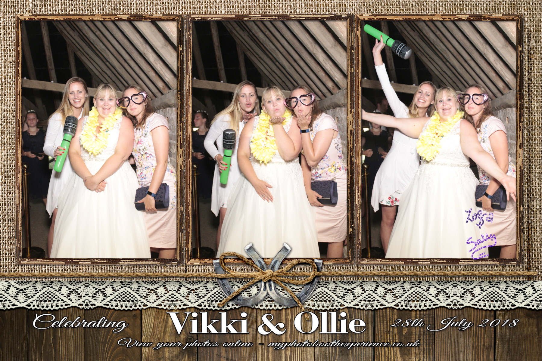 Vikki & Ollie's Wedding | View more photos from the event at gallery.myphotoboothexperience.co.uk/u/MyPhotoBoothExperienceLtd/Vikki-Ollies-Wedding
